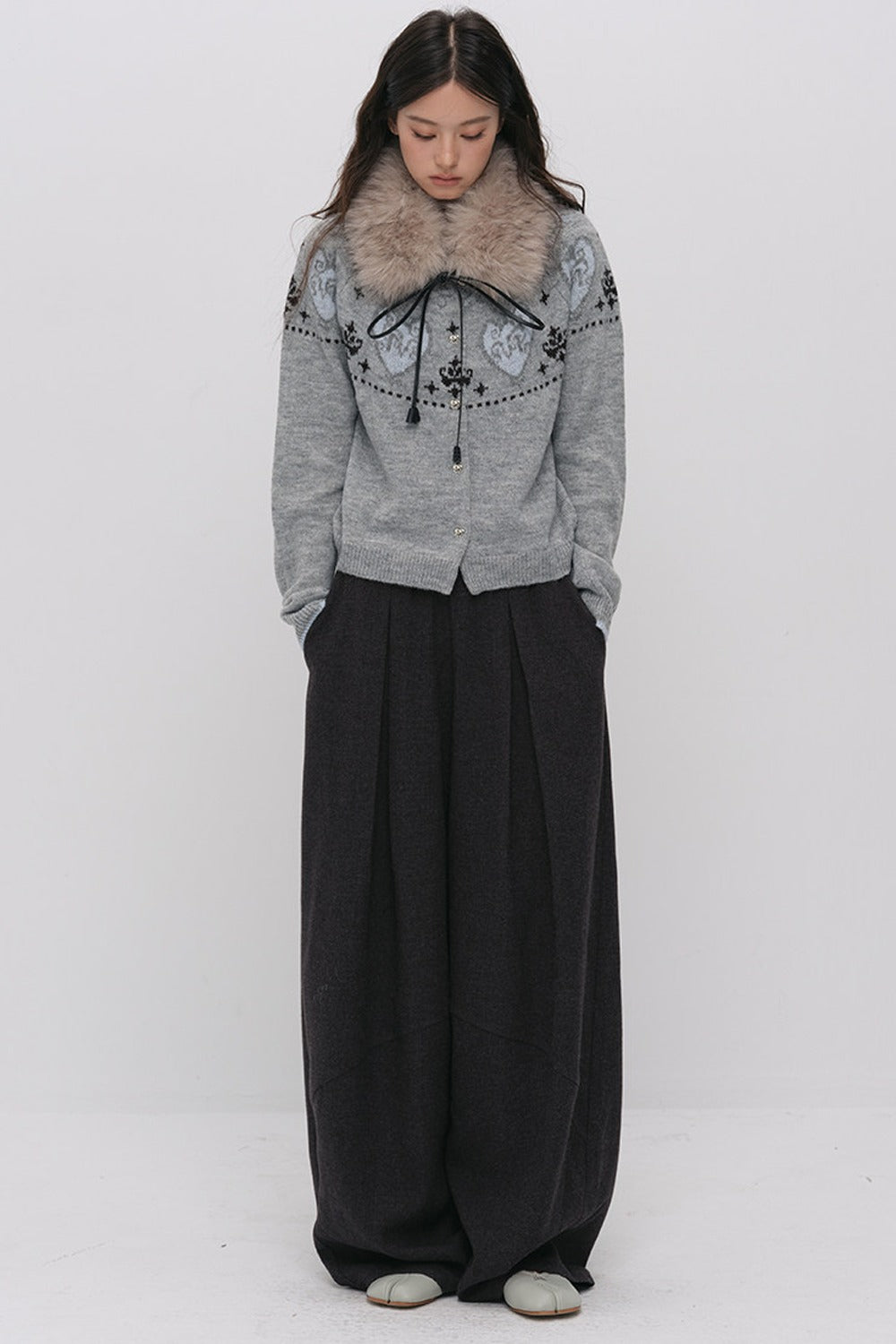 Fair Isle Jacquard Cardigan