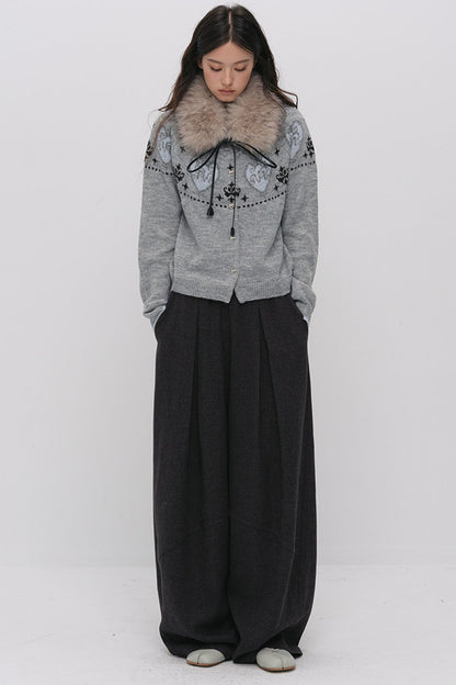 Fair Isle Jacquard Cardigan