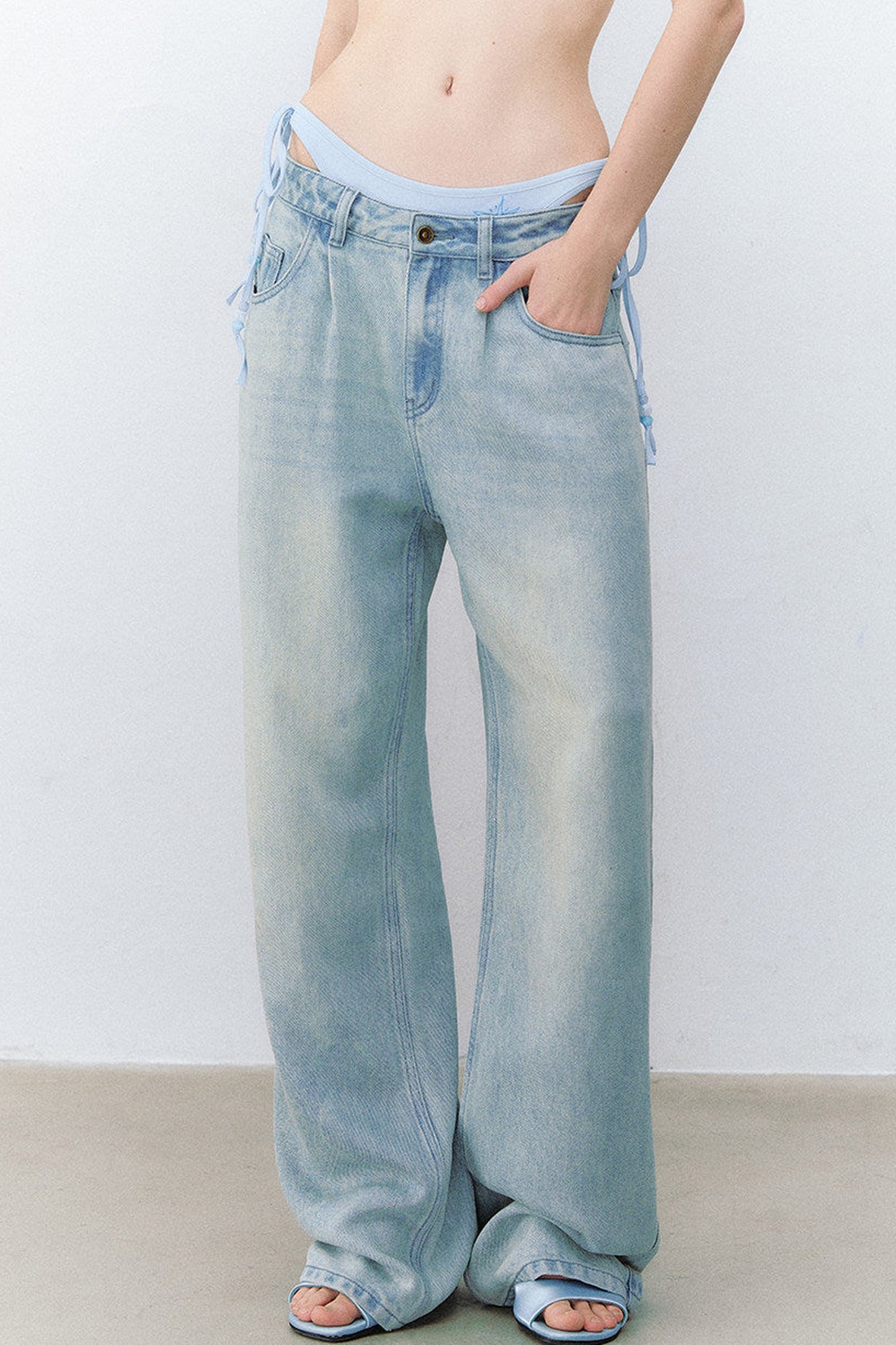 Jeans vintage in lyocell lavato
