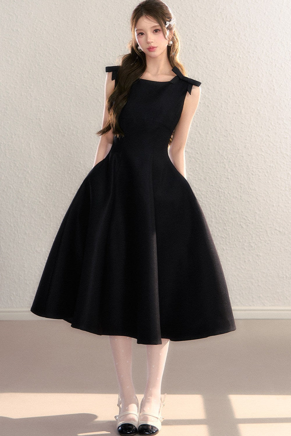 Vestido francés efecto adelgazante