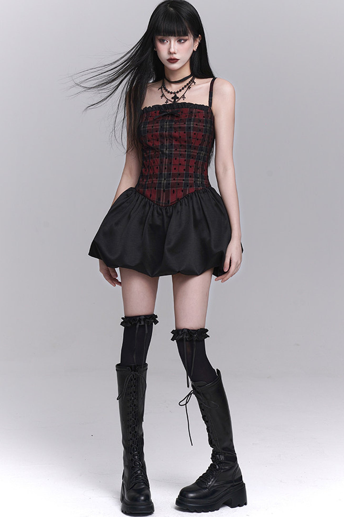 Red and Black Ballet Dress