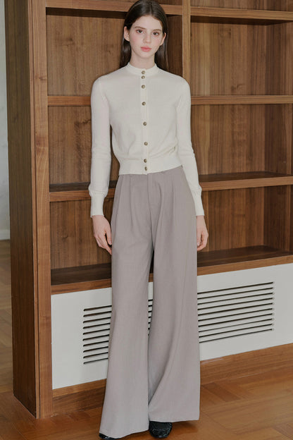 Top cardigan in cashmere stile Old Money