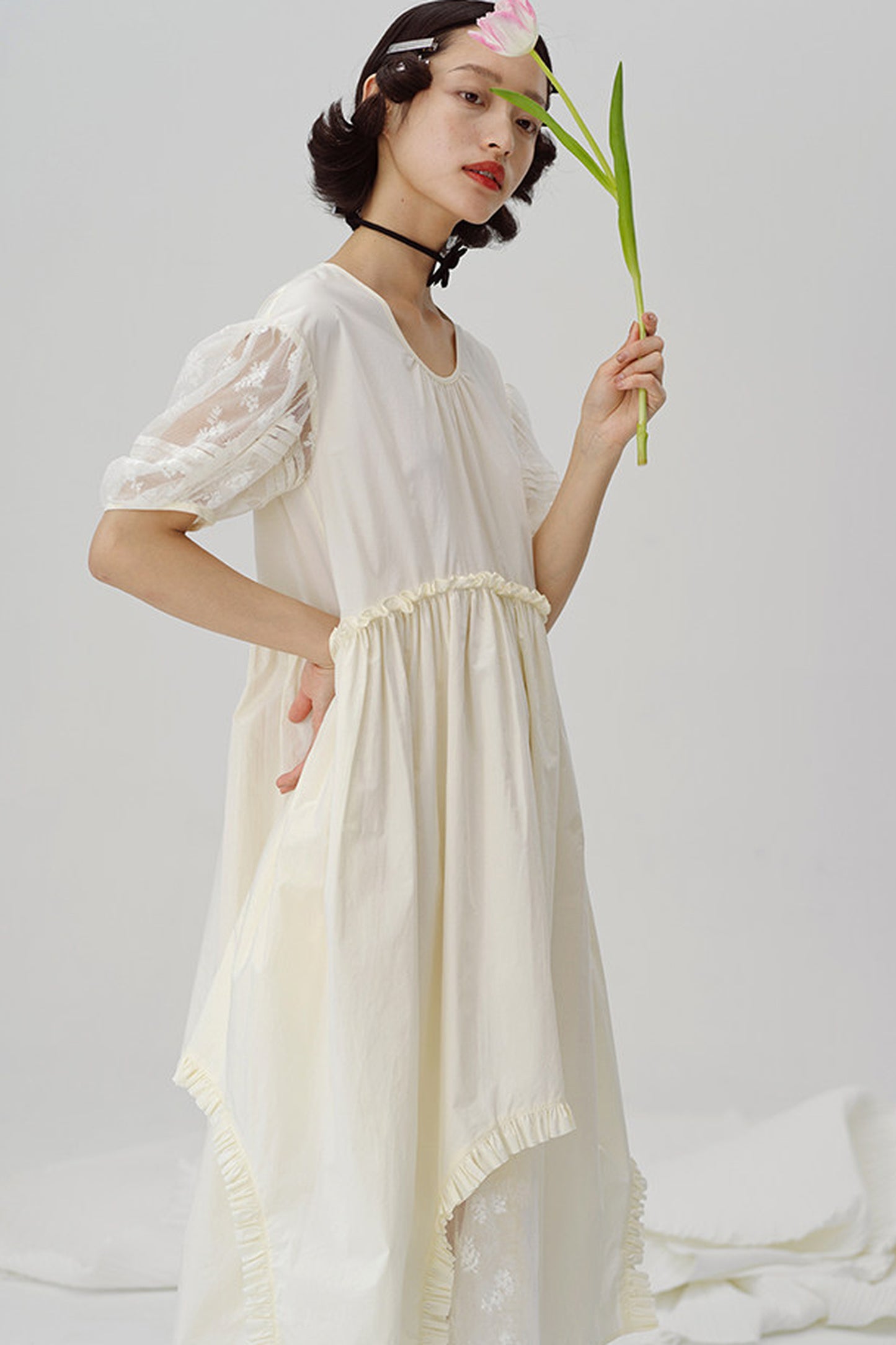 First Love Irregular Hem Dress