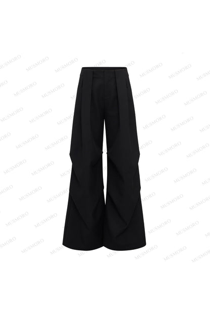 Loose Wide-Leg Trousers