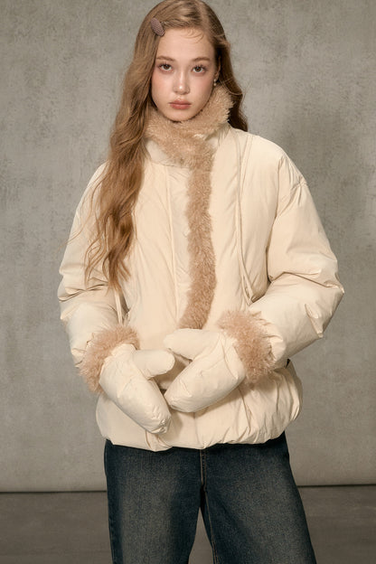 Thickened Large Fur Collar Jacket