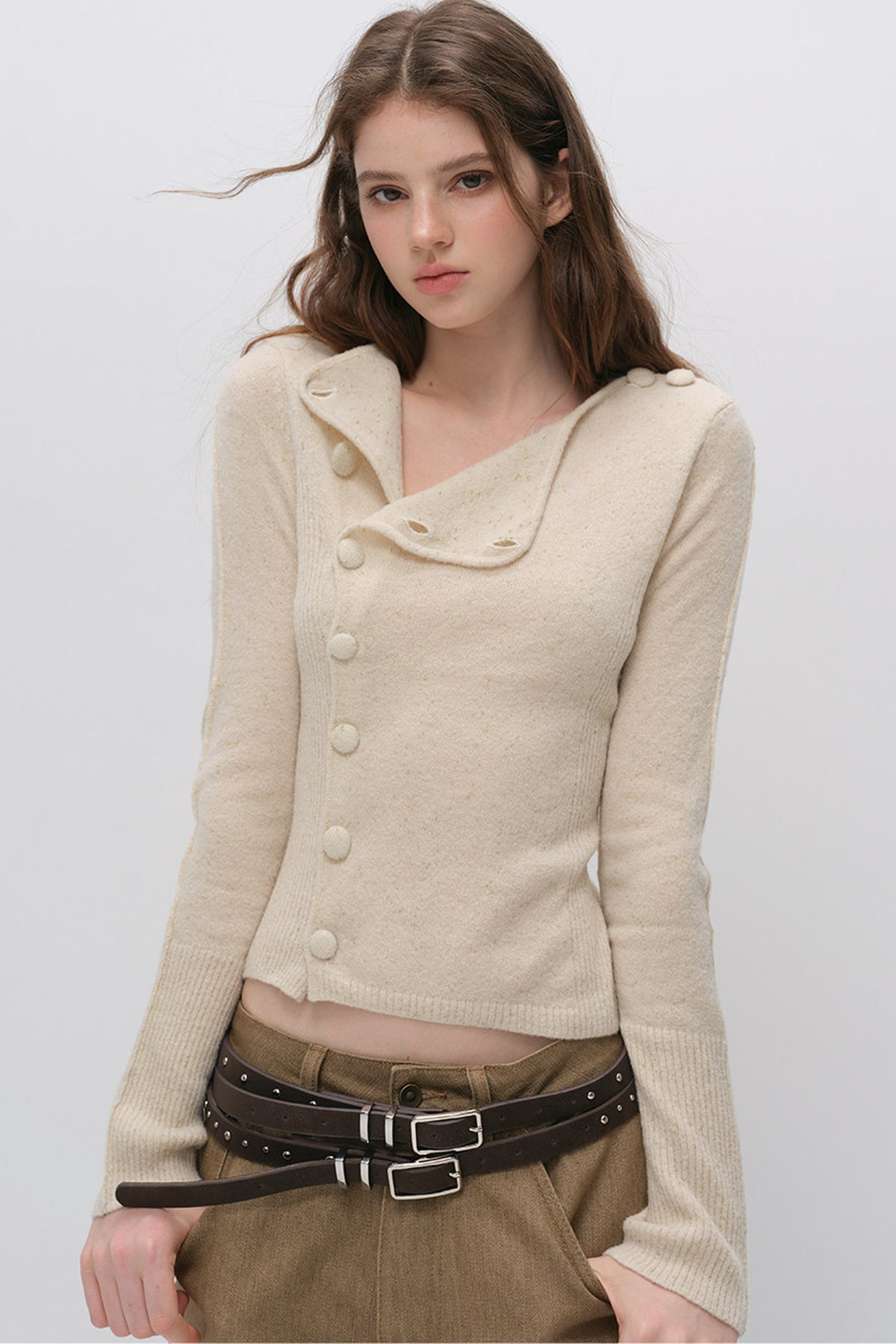 Merino Wool Knit Cardigan