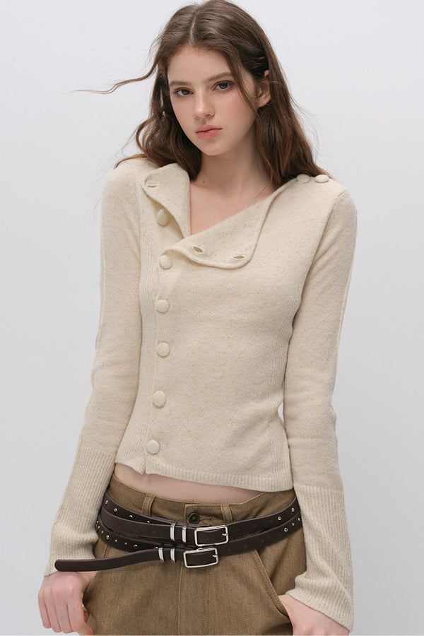 Merino Wool Knit Cardigan