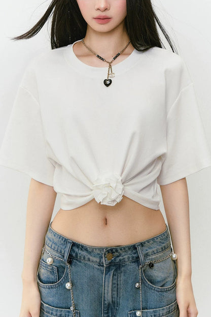 Floral Modal Short Sleeve T-Shirt