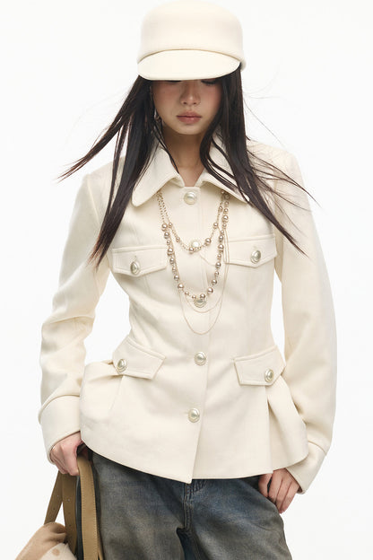 Loose Suede Long Sleeve Jacket