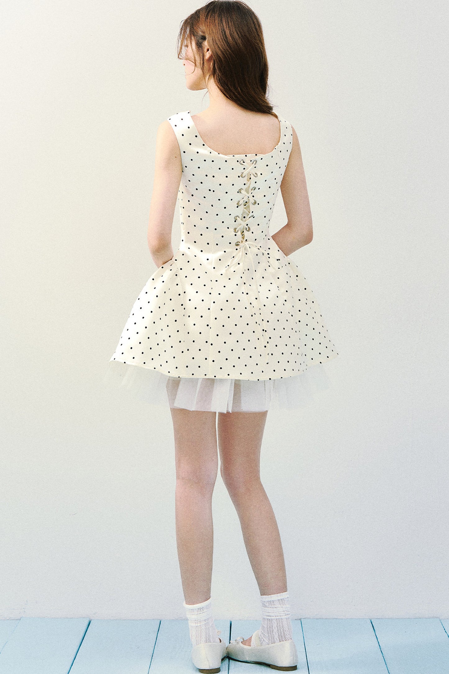 Two-Tone Satin Princess Dress