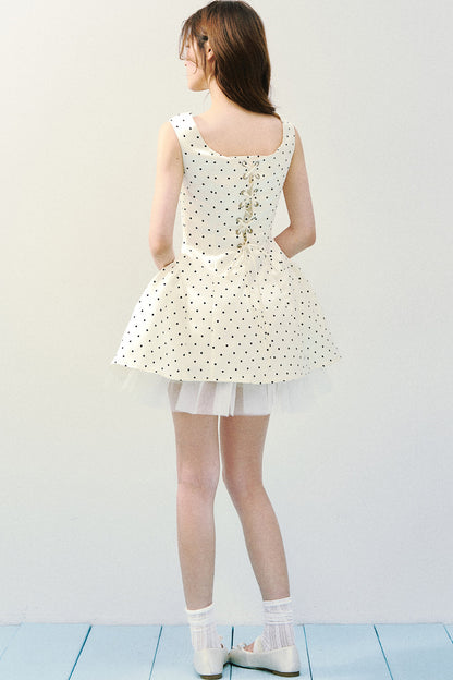 Two-Tone Satin Princess Dress