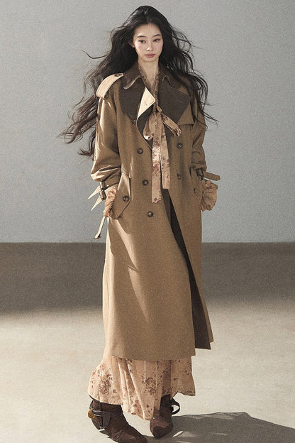 Ensemble robe fleurie à manches longues