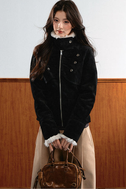 Suede Short Jacket