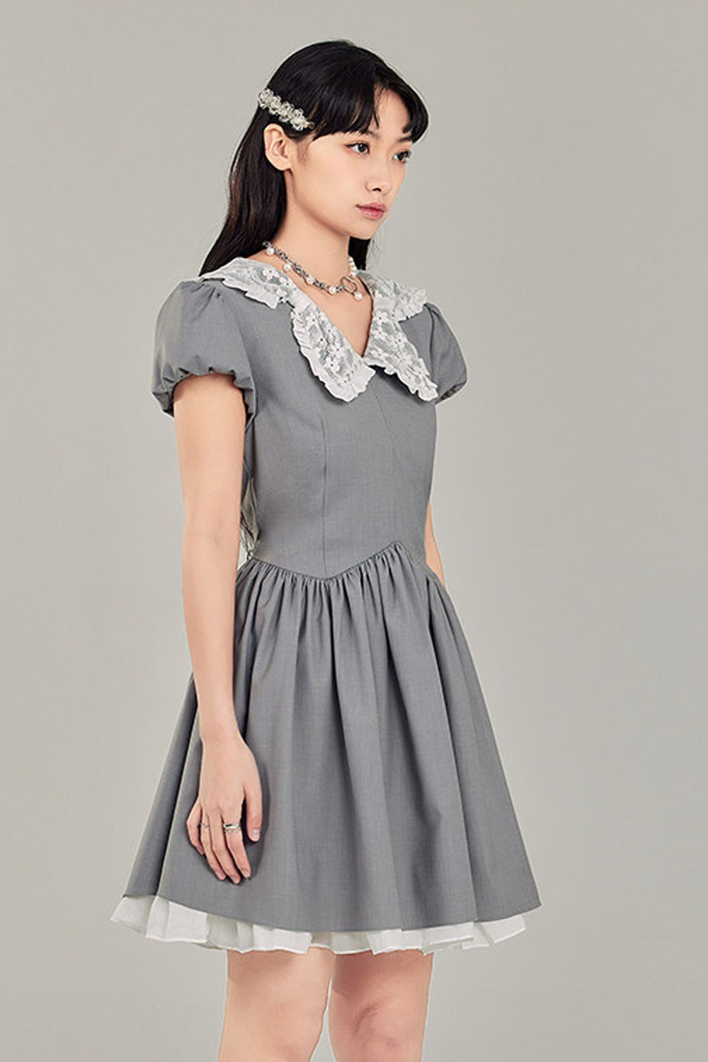 Bowknot Doll Collar Dress