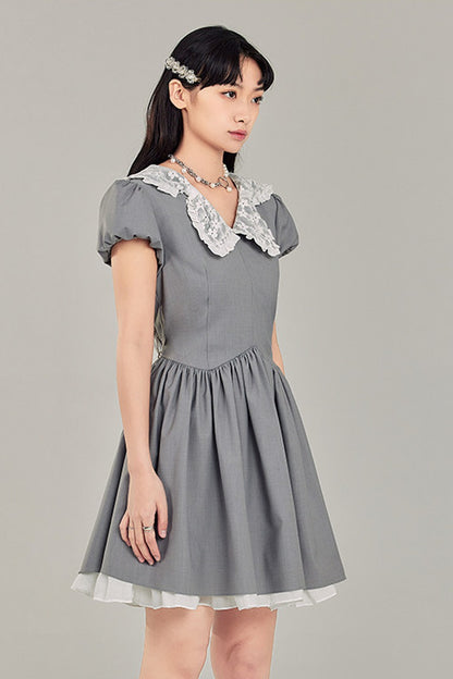 Bowknot Doll Collar Dress