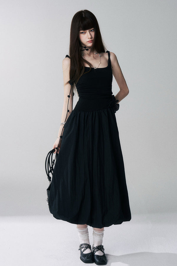 French White Flower Dress