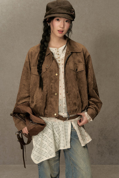 Retro Leather Biker Jacket