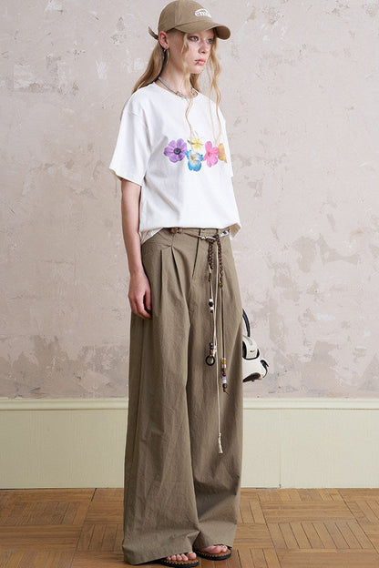 Short Sleeve Top Shorts Trousers Set-Up