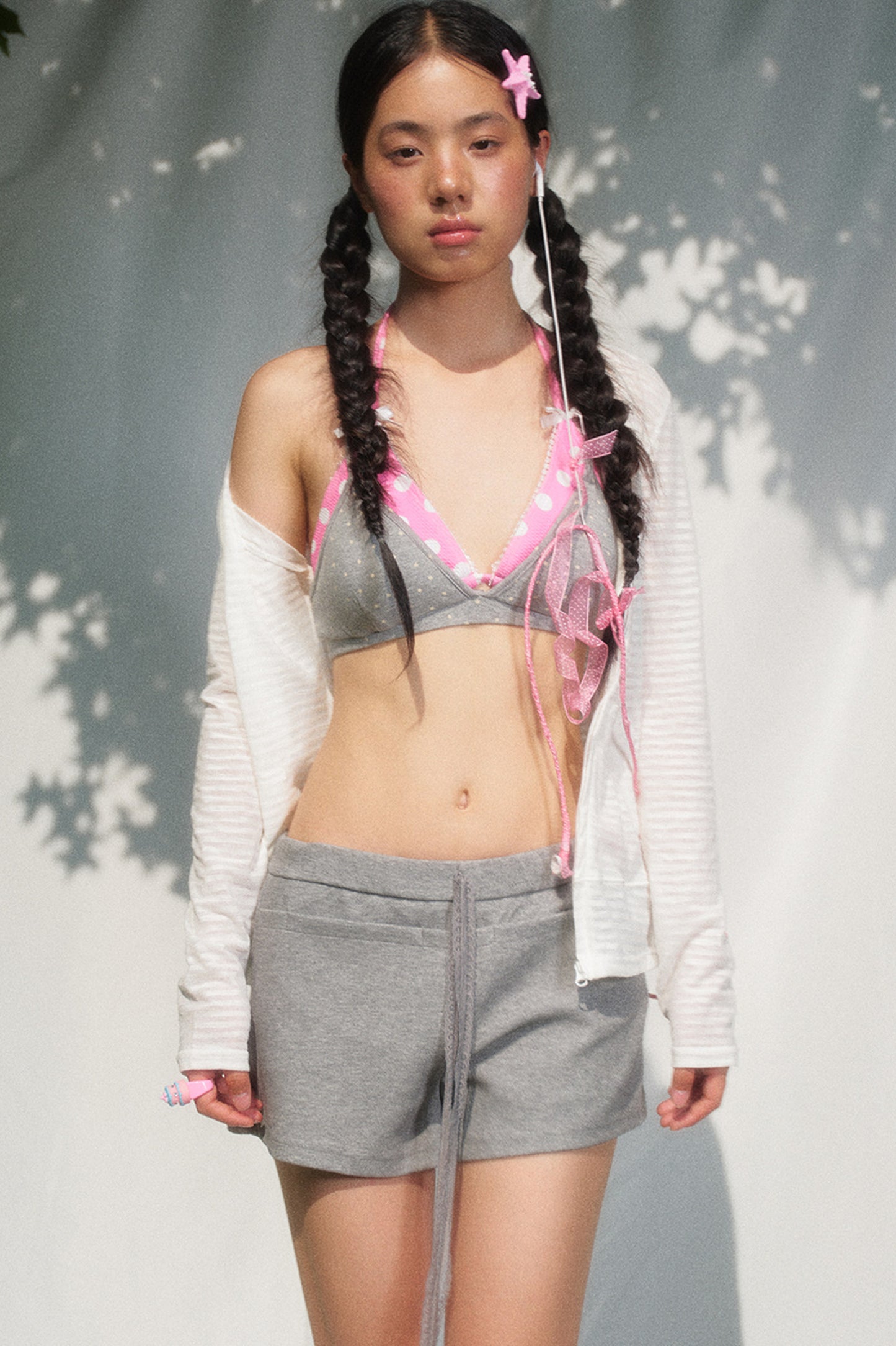 Star Print Halter Top