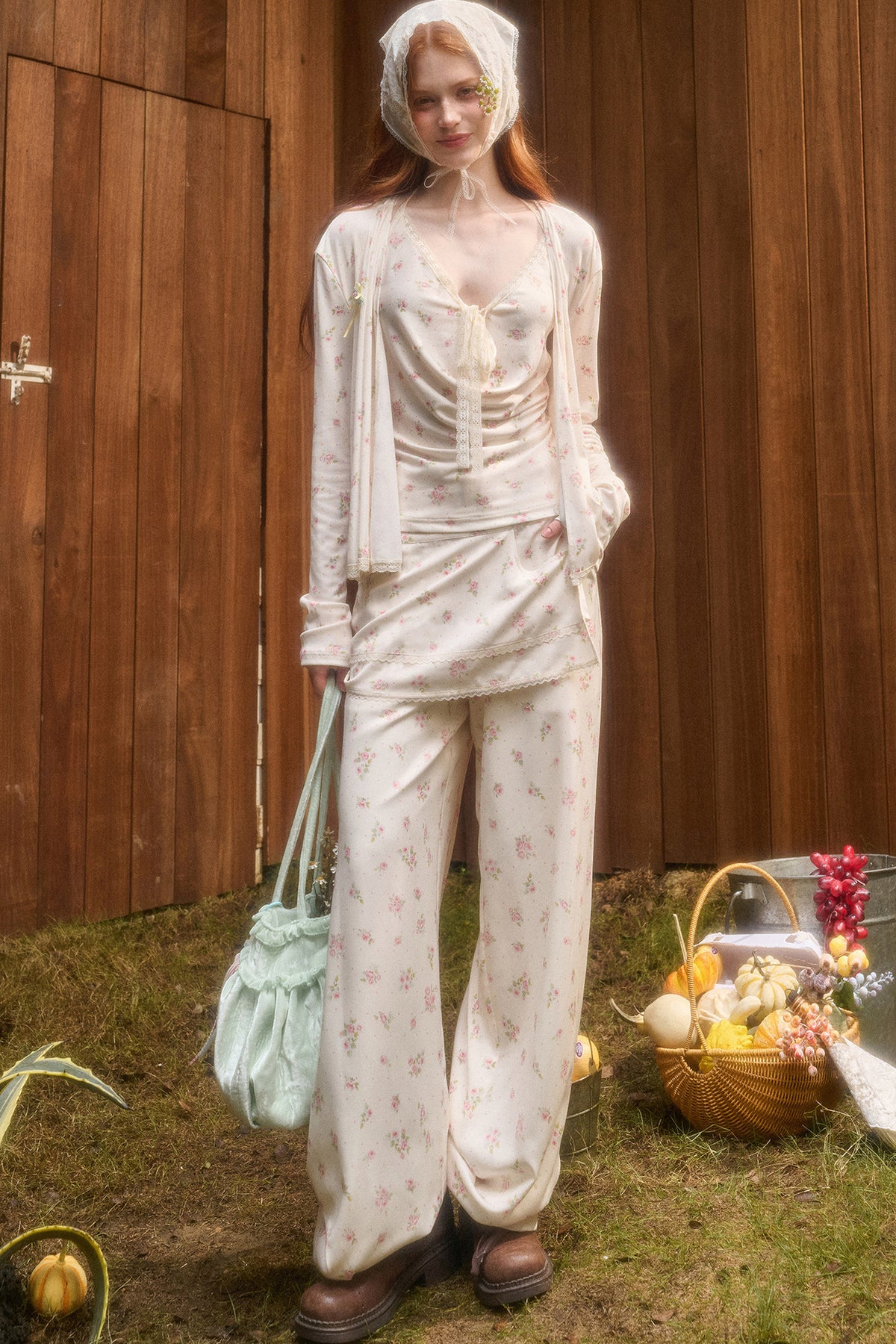 Liberty Print Top and Pants Set-Up