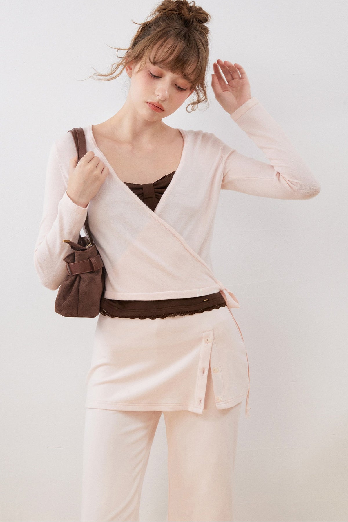 3D Bow Lace Trim Camisole