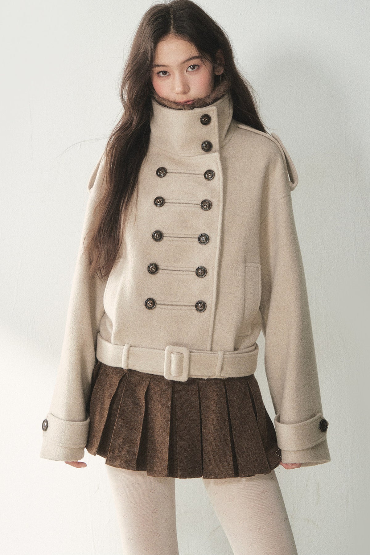 Double Breasted Wool Coat