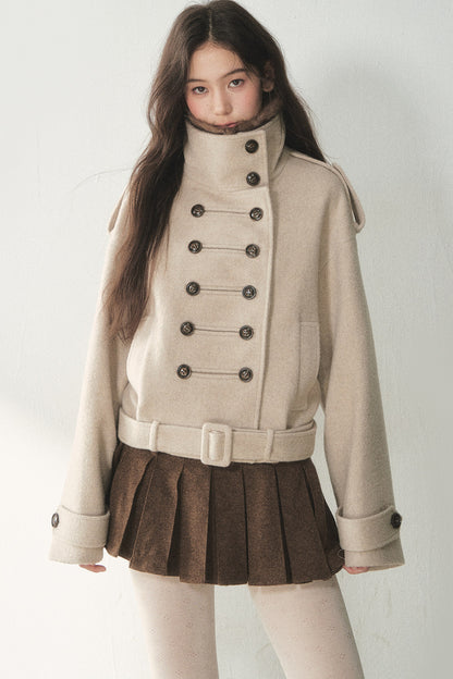 Double Breasted Wool Coat