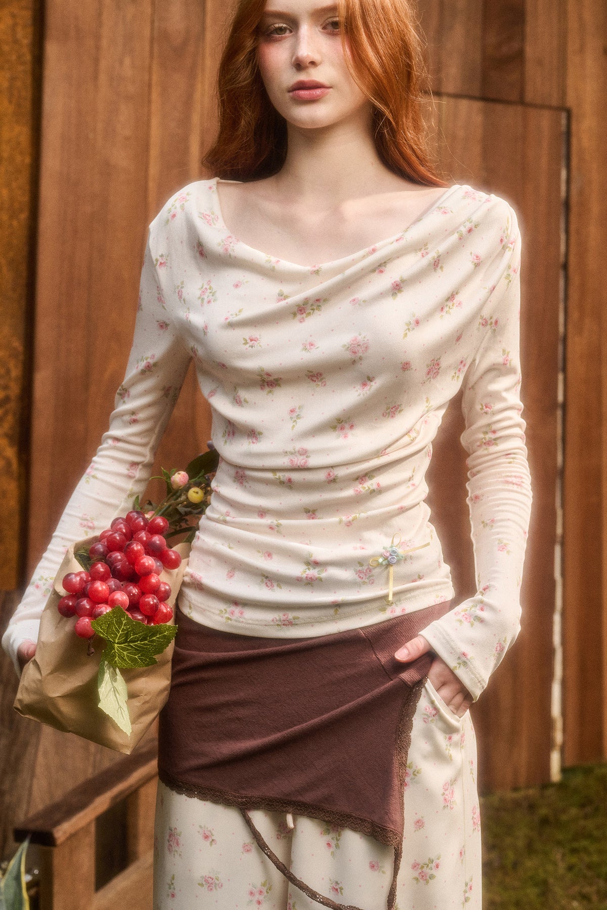 Liberty Print Top and Pants Set-Up