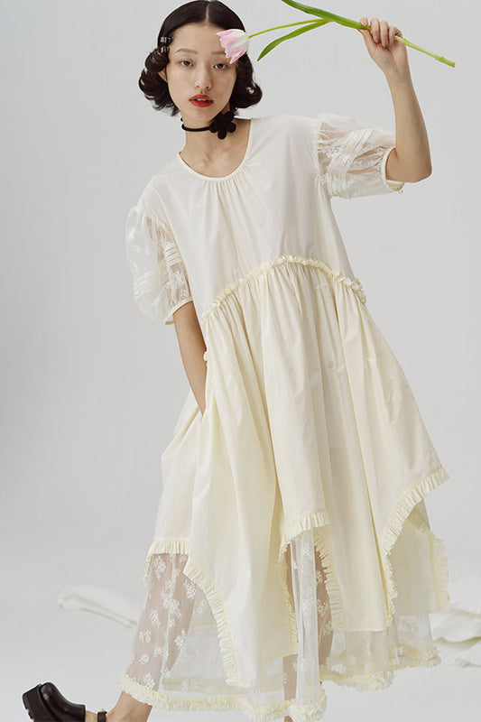 First Love Irregular Hem Dress