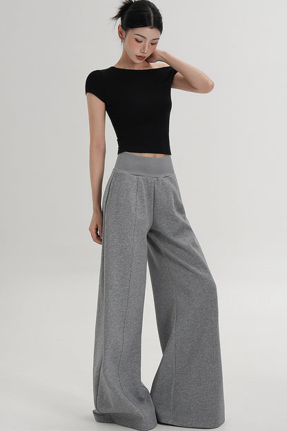 Pantaloni svasati eleganti a vita alta