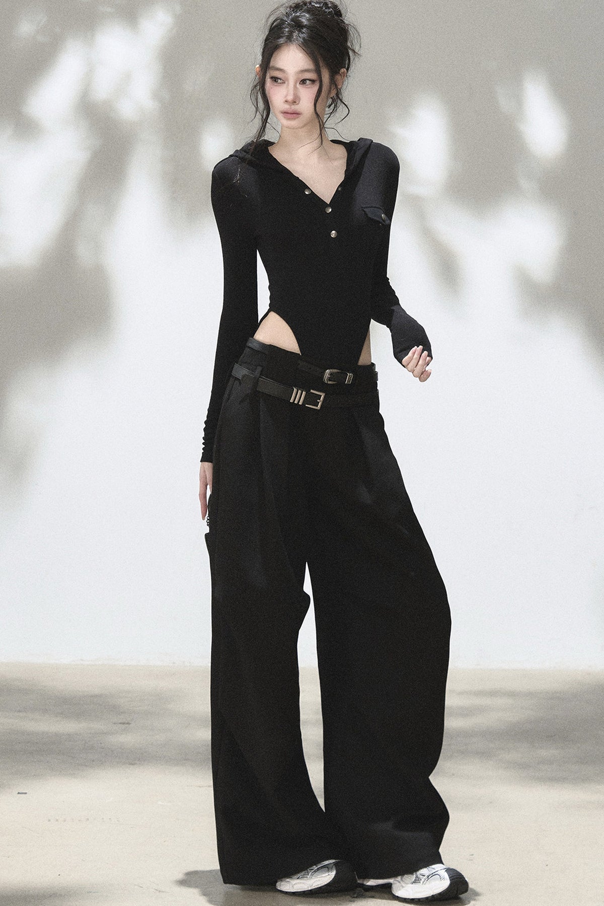 Loose Wide-Leg Trousers