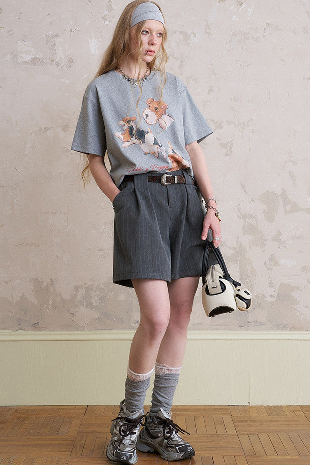 Short Sleeve Top Shorts Trousers Set-Up