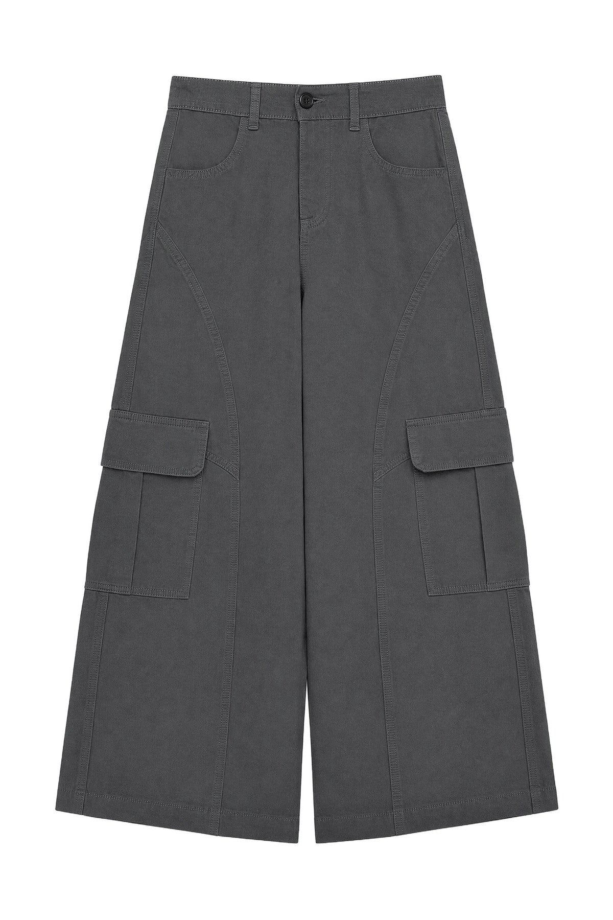 Faux Mink Turtleneck Sweater With Plaid Midi Skirt and Pants Set-Up