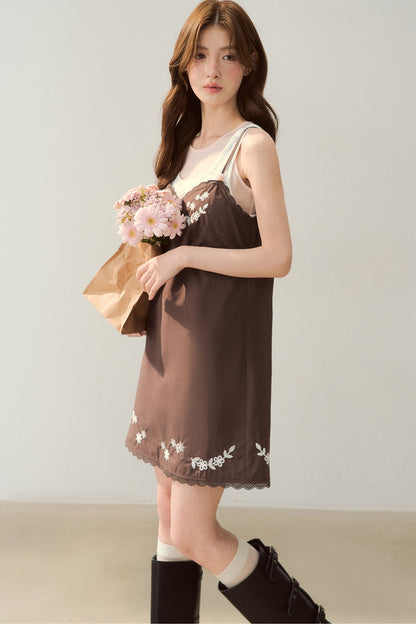Amber Oak Suspender Dress