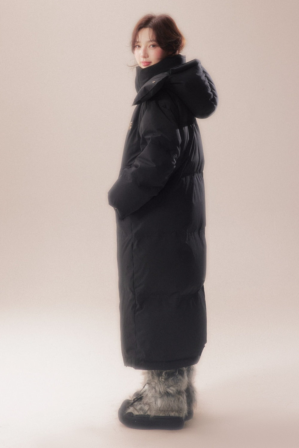 Long 90 White Goose Down Coat