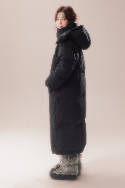 Long 90 White Goose Down Coat