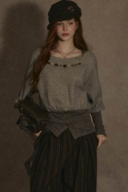Hazelnut Lantern Pullover Sweatshirt