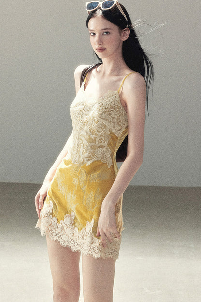 French Lace Camisole Dress
