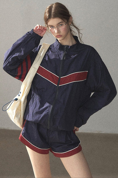 Style Relaxed Jacket and Shorts Set-Up