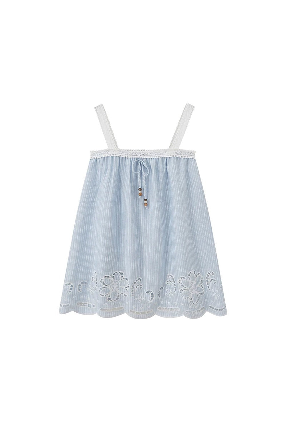 Embroidered Cutout Camisole Set