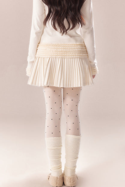 High-Waisted A-Line Skirt