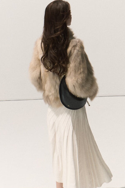 Fluffy Fox Fur Vest