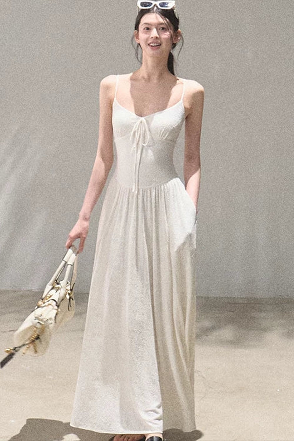 Bohemian Vine Jacquard Backless Dress