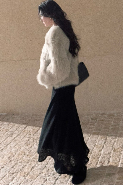 Short Fox Fur Jacket