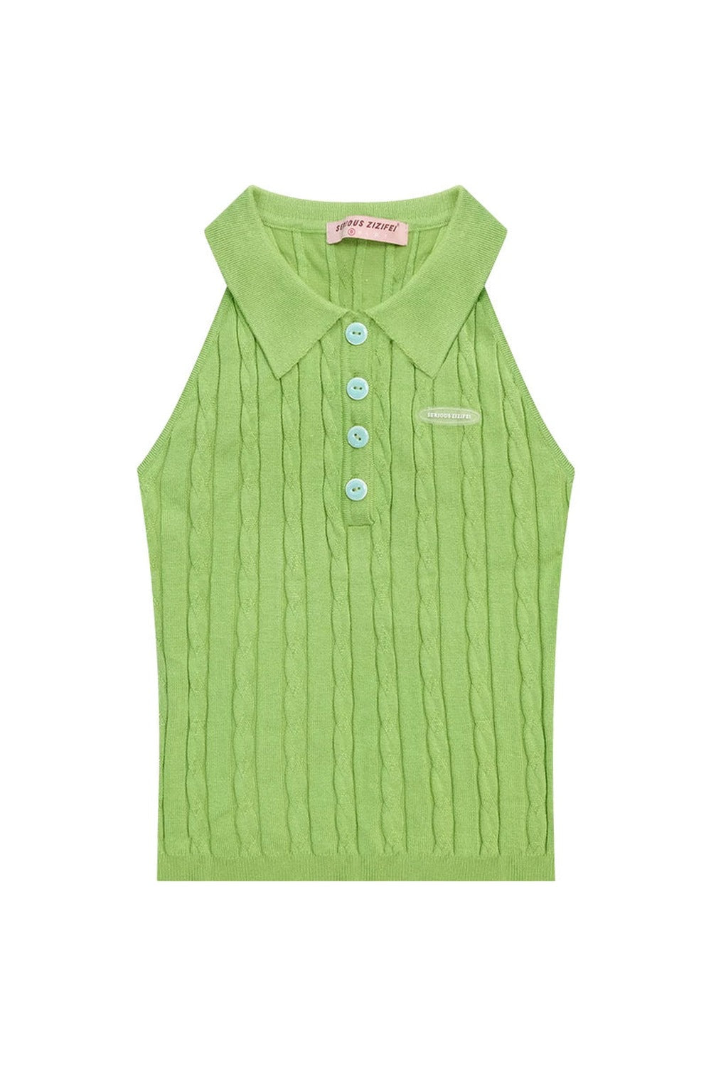 Gilet Polo in Maglia Retrò