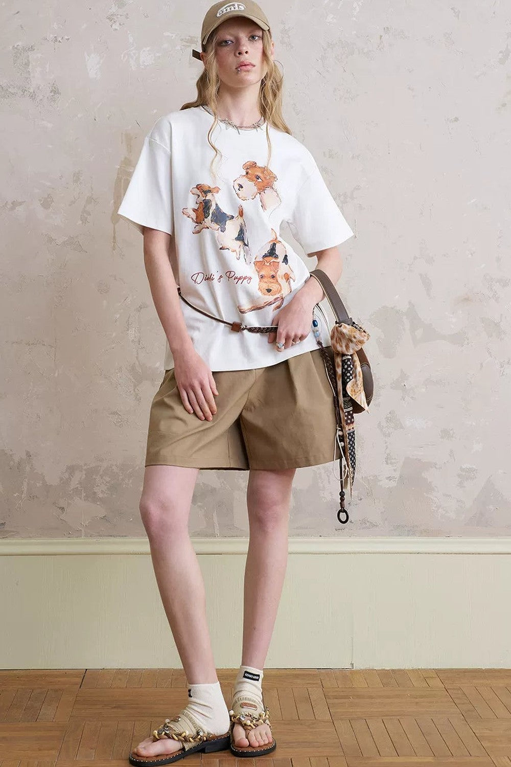 Short Sleeve Top Shorts Trousers Set-Up