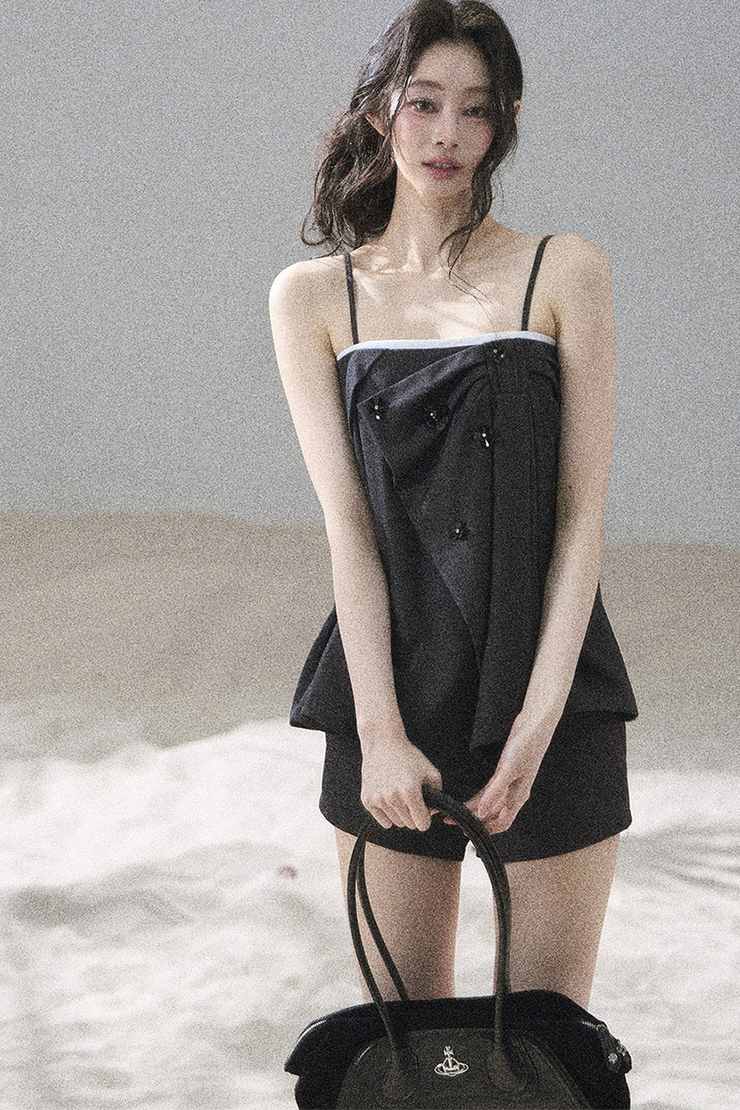 Flowing Light Camisole Top and Shorts Set-Up