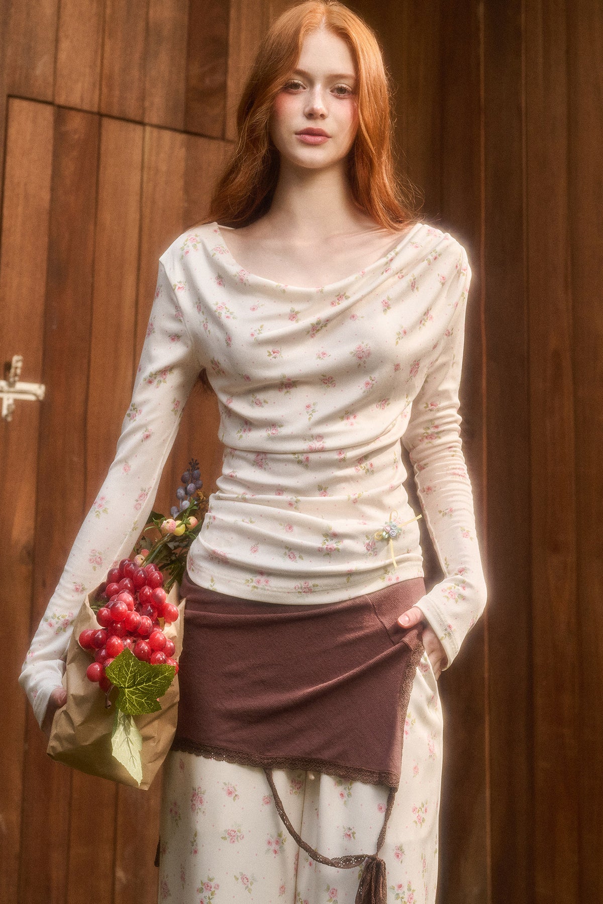 Liberty Print Top and Pants Set-Up