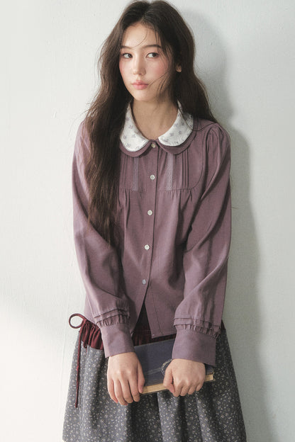 Lyocell Doll Collar Blouse