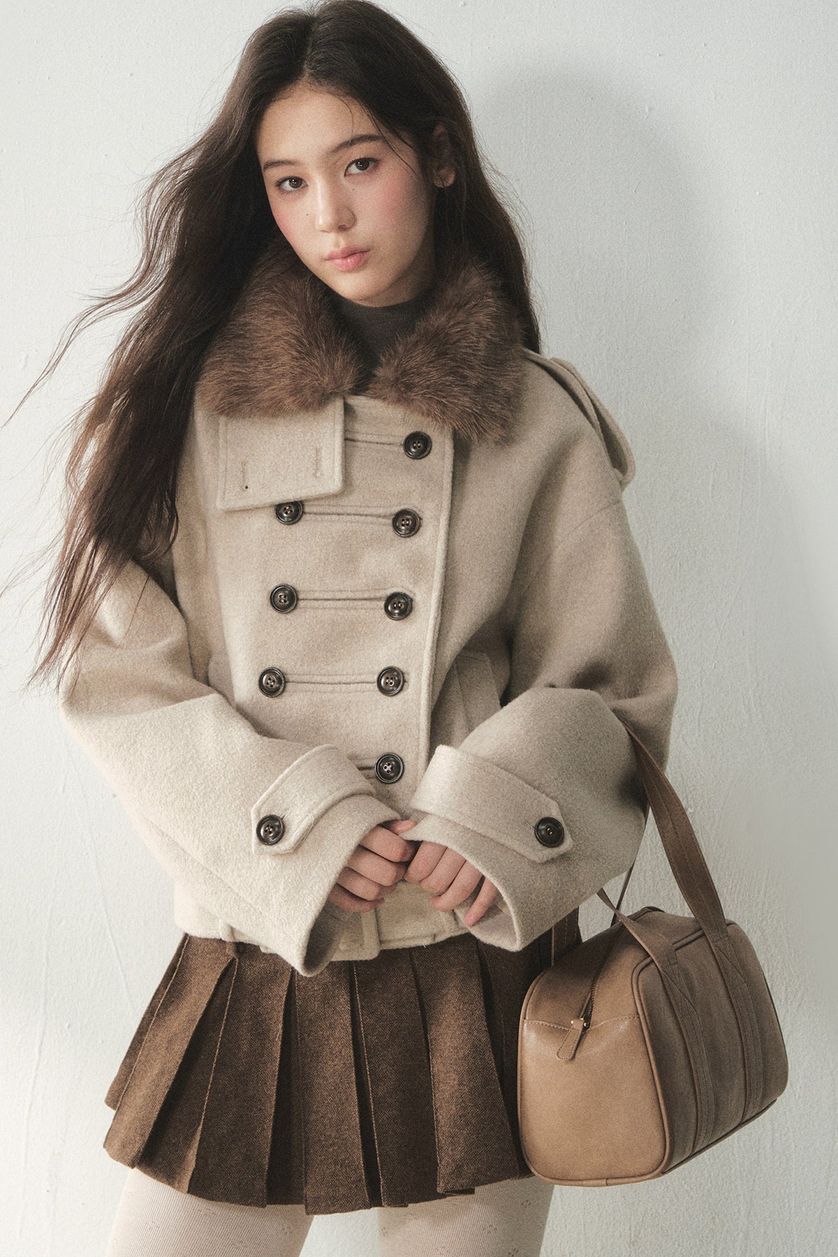 Double Breasted Wool Coat
